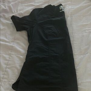 Cherokee Black Scrub Top w/Pockets
